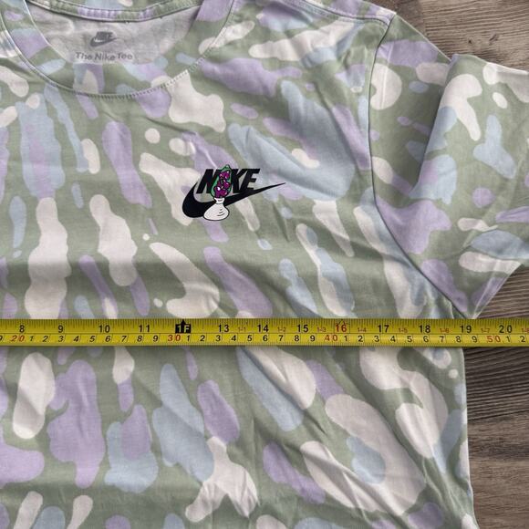 Nike Sports Are A Trip Tie‑Dye T‑Shirt – Small – Pastel Green Purple – NWT - Picture 8 of 11